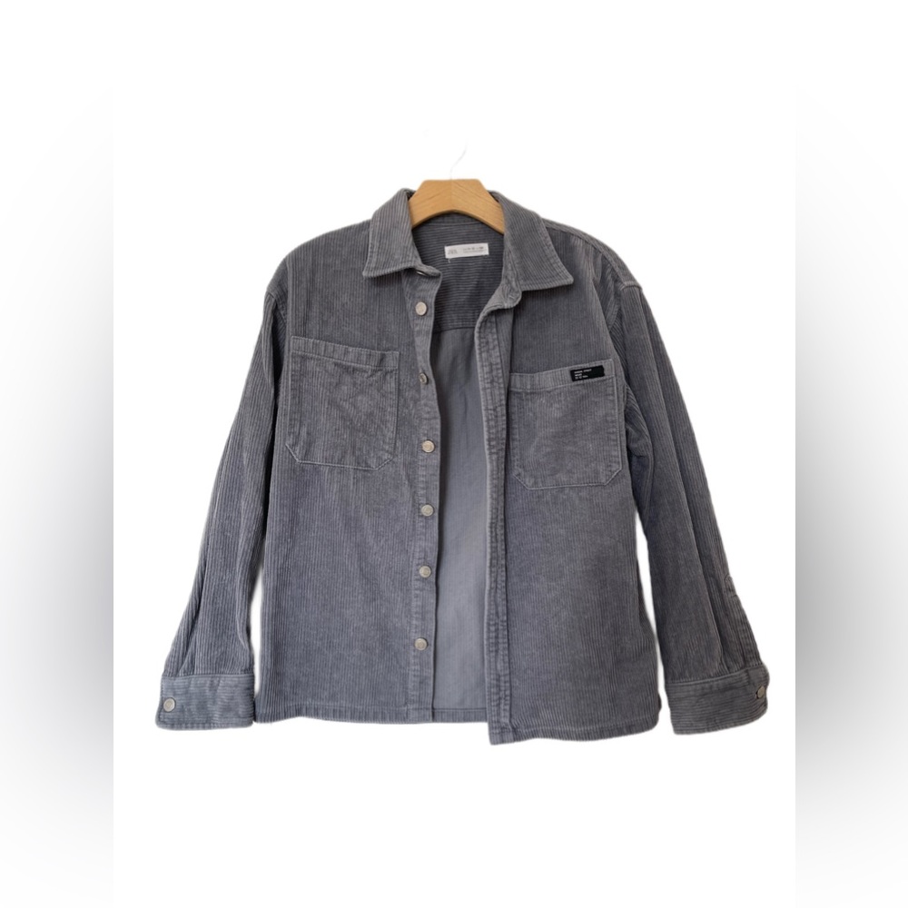 Boys Zara Corduroy Overshirt